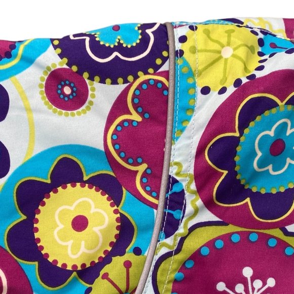 Hanna Andersson Floral Quilted One-Piece Snowsuit Double Zip Funky-18-24 mos - Picture 10 of 16